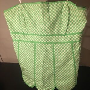 Scalloped Lilly Pulitzer tube top